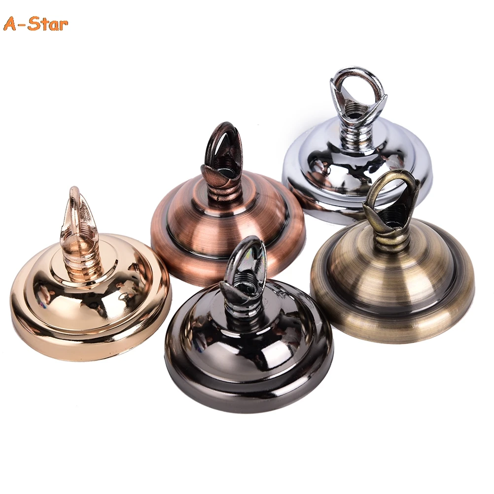 5 Colors Retro Lamp Holder Vintage Light Base Antique Ceiling Rose Hook Ring Plate Light Holder Fitting Chandelier 56mm Diameter
5 Colors Retro Lamp Holder Vintage Light Base Antique Ceiling Rose Hook Ring Plate Light Holder Fitting Chandelier 56mm Diameter