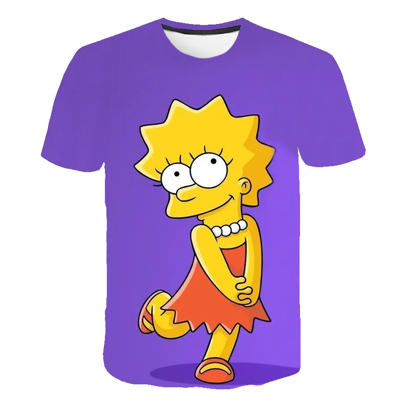 Simpson Animation 3d Printed T-shirts Men's Women's Children's With Round Collar And Short Sleeves In Summer Funny
Simpson Animation 3d Printed T-shirts Men's Women's Children's With Round Collar And Short Sleeves In Summer Funny