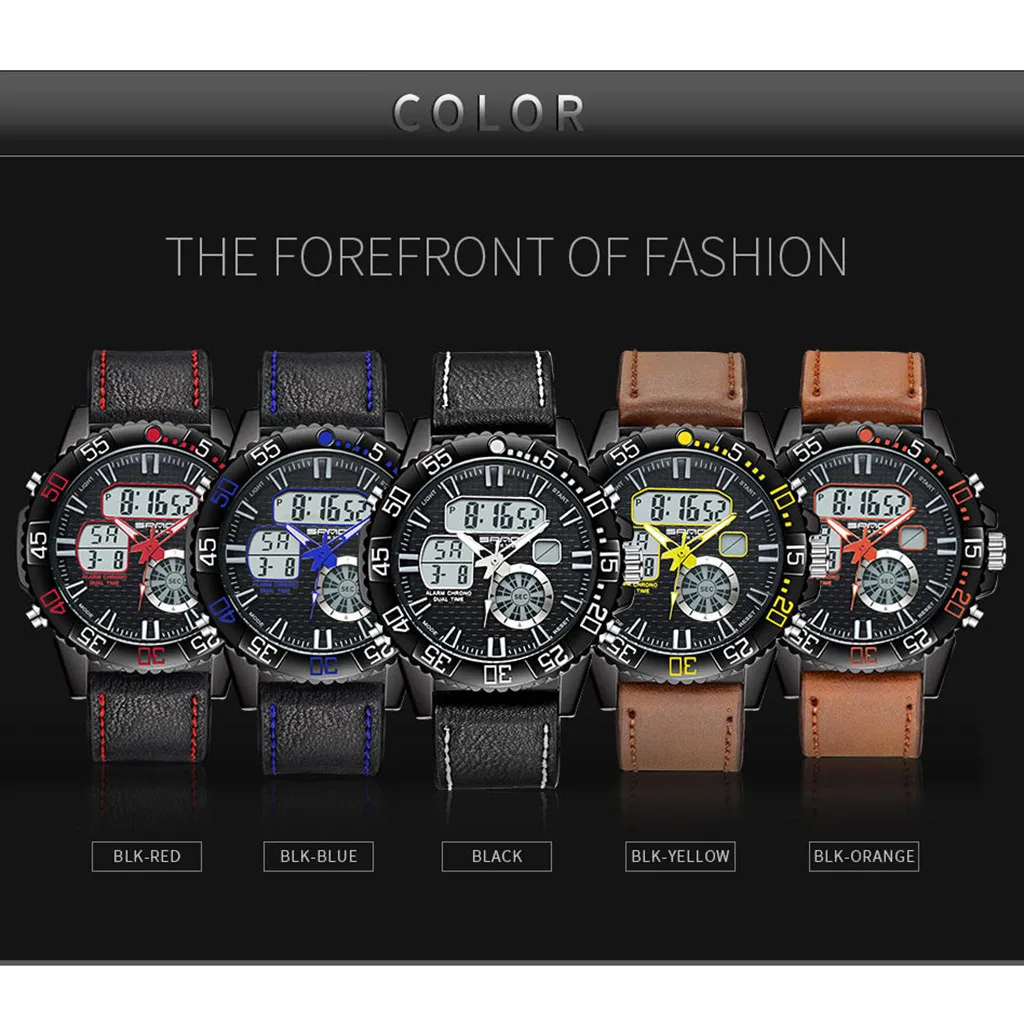 Men Sport Watch Dual Display Analog Digital Led Electronic Wrist Watches Wristwatch Man Gift Male Clock New mens watches reloj
Men Sport Watch Dual Display Analog Digital Led Electronic Wrist Watches Wristwatch Man Gift Male Clock New mens watches reloj