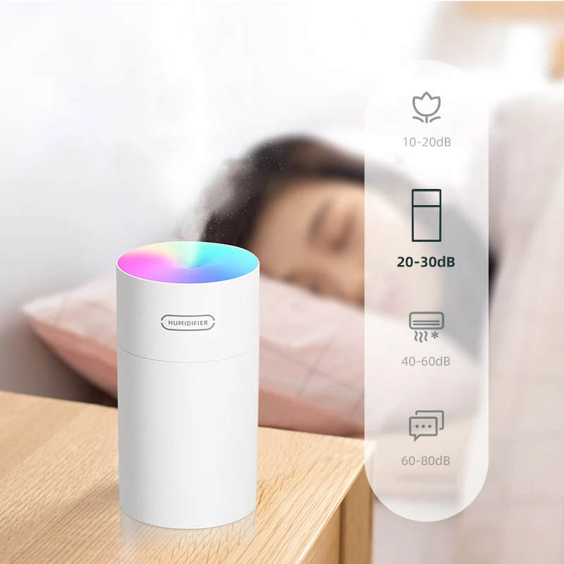New 270ml Mini Desktop Air Humidifier Ultrasonic Aroma Essential Oil Diffuser USB Humidificador with Colorful Lamp for Home Car
New 270ml Mini Desktop Air Humidifier Ultrasonic Aroma Essential Oil Diffuser USB Humidificador with Colorful Lamp for Home Car