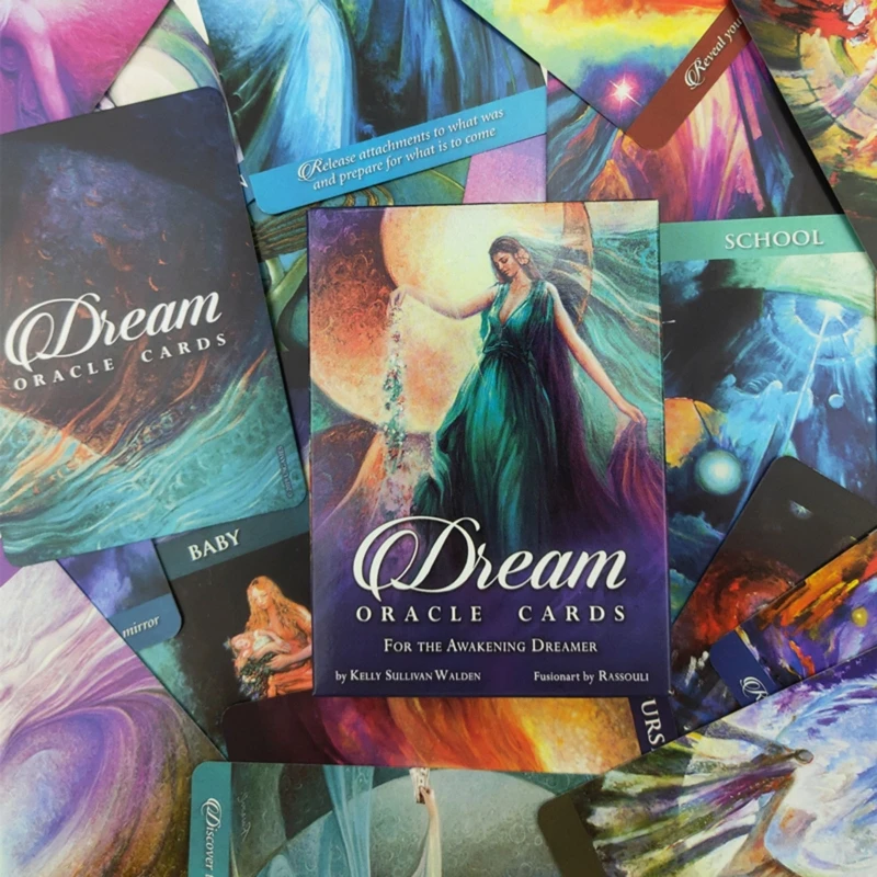 H053 Dream Oracle Cards for the Awakening Dreamer Full English 53 Cards Deck Tarot Divination Family Party Board Game
H053 Dream Oracle Cards for the Awakening Dreamer Full English 53 Cards Deck Tarot Divination Family Party Board Game