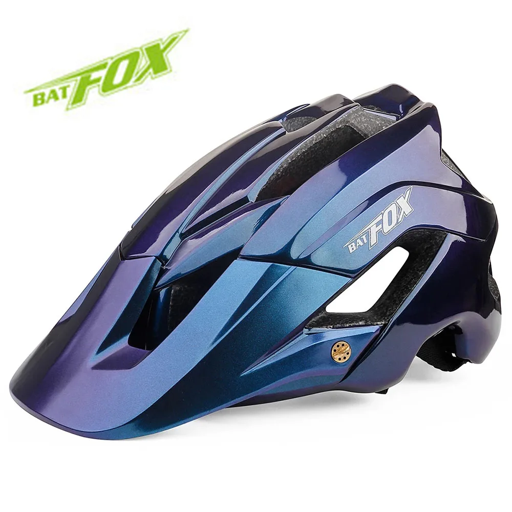 Шлем велосипедный BATFOX для горных велосипедов легкий мужчин и женщин с большим
