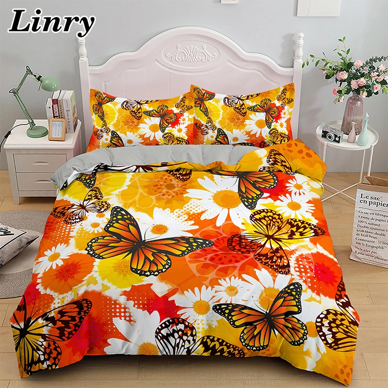 Colorful Psychedelic Butterfly Bedding Sets Queen/King Size Duvet Cover Set Insect Print Quilt Covers With Pillowcase 2/3PCS
Colorful Psychedelic Butterfly Bedding Sets Queen/King Size Duvet Cover Set Insect Print Quilt Covers With Pillowcase 2/3PCS