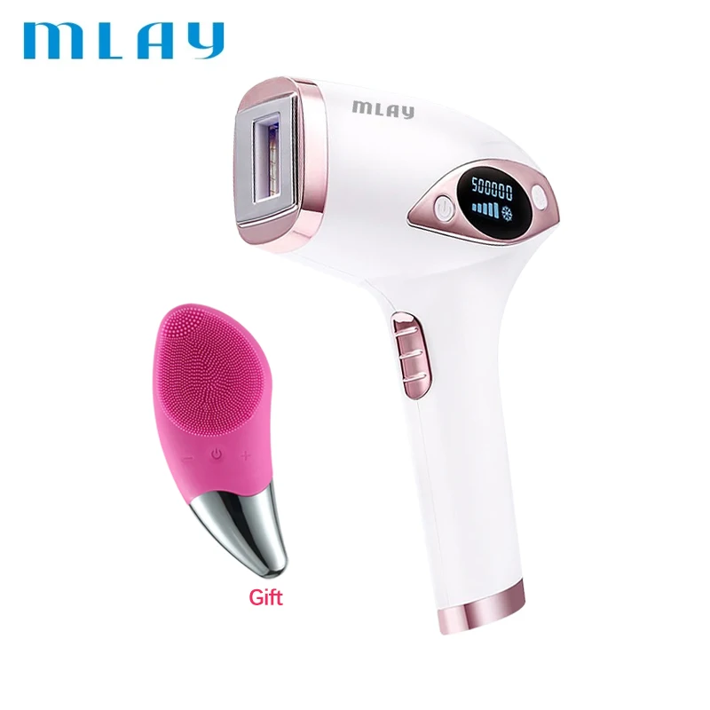 

Домашний депилятор Mlay T4, безболезненный лазерный электрический эпилятор с линзами IPL для удаления волос на лице и лобковой основе для мужск...