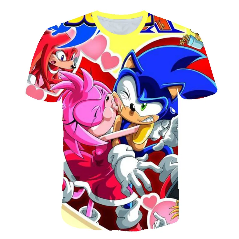2021 Summer Boys 3D Printed Cartoon SonicT shirt Blue Fashion Boy Girls Streetwear Children Kids Clothes Funny Tshirt O-Neck
2021 Summer Boys 3D Printed Cartoon SonicT shirt Blue Fashion Boy Girls Streetwear Children Kids Clothes Funny Tshirt O-Neck