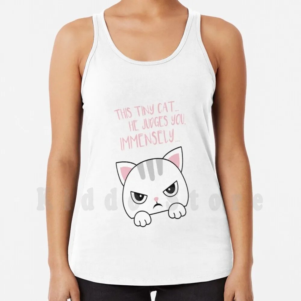 This Cat... He Judges You. tank tops vest 100% Cotton Cat Cute Cats Funny Animal Kitty Kitten Pet Animals Pets Black
This Cat... He Judges You. tank tops vest 100% Cotton Cat Cute Cats Funny Animal Kitty Kitten Pet Animals Pets Black