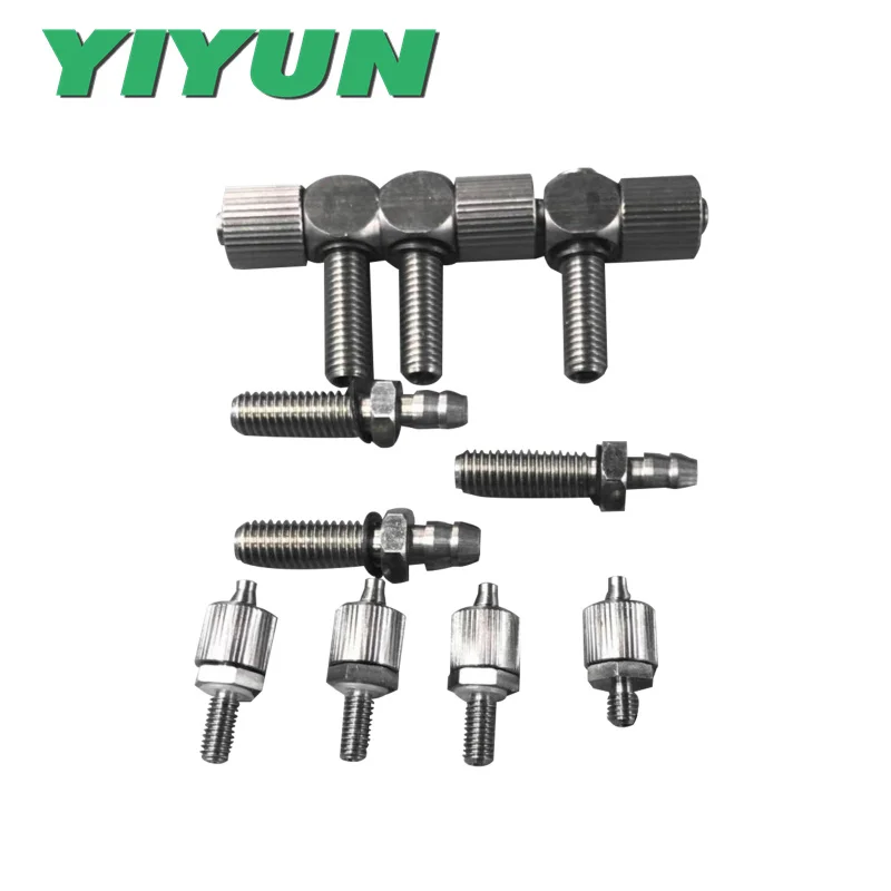YIYUN The micro Stainless steel 304 Fast twist elbow trachea medical The pass-through joint MS-5H-4 MS-5H-6 MS-5HL-4 MS series
YIYUN The micro Stainless steel 304 Fast twist elbow trachea medical The pass-through joint MS-5H-4 MS-5H-6 MS-5HL-4 MS series