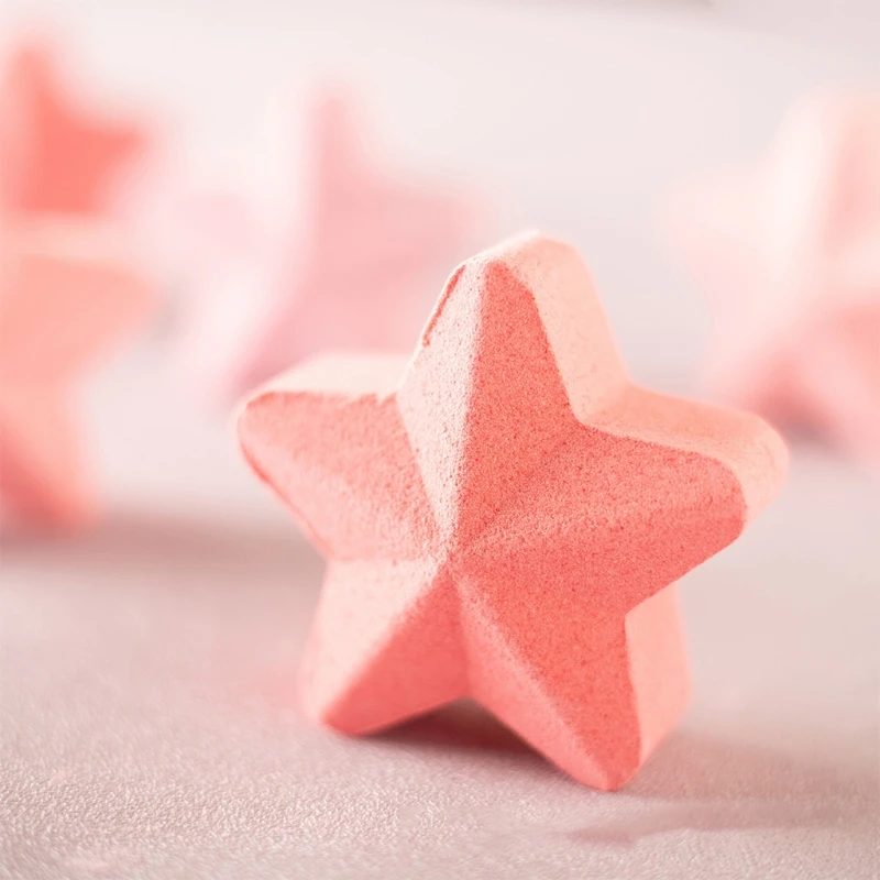 10Pcs Pink Five-Pointed Star Shaped Bath Bombs Natural Essential Oil Bubble SPA Salt Ball Moisturizing Exfoliating Oil Control
10Pcs Pink Five-Pointed Star Shaped Bath Bombs Natural Essential Oil Bubble SPA Salt Ball Moisturizing Exfoliating Oil Control