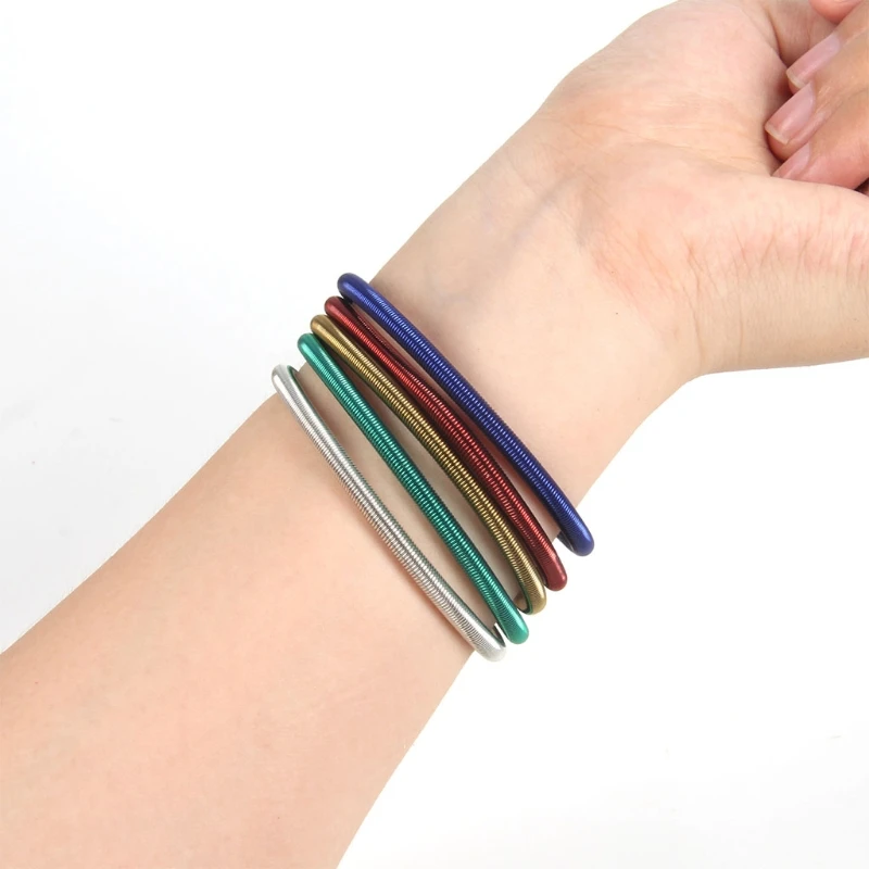 Creative Bracelet Spring Steel Ring Decompression Toy Color Random Stress Relief Fidget for Autistic Children Anxiety
Creative Bracelet Spring Steel Ring Decompression Toy Color Random Stress Relief Fidget for Autistic Children Anxiety