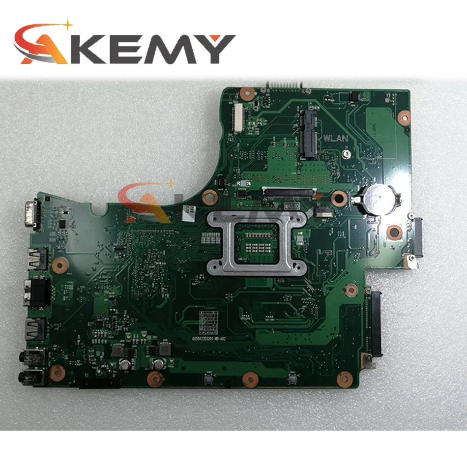AKEMY V000225000 Laptop For Toshiba Satellite C655 Main board 6050A2355202 HM55 PGA989 DDR3 full works
AKEMY V000225000 Laptop For Toshiba Satellite C655 Main board 6050A2355202 HM55 PGA989 DDR3 full works
