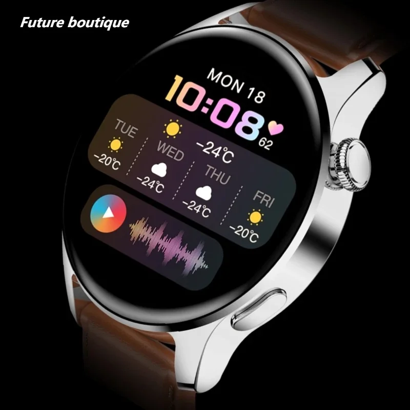 Новинка 2021, мужские водонепроницаемые Смарт-часы HUAWEI, спортивный фитнес-трекер, дисплей погоды, Bluetooth-звонок, Смарт-часы для Android IOS
Новинка 2021, мужские водонепроницаемые Смарт-часы HUAWEI, спортивный фитнес-трекер, дисплей погоды, Bluetooth-звонок, Смарт-часы для Android IOS