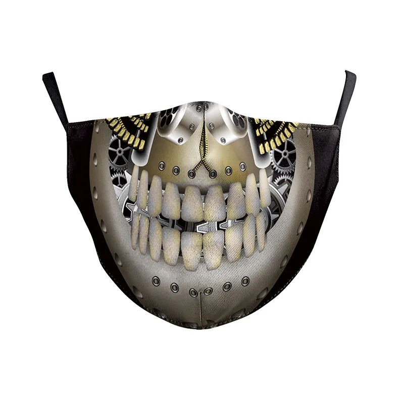 3D Digital Printing Halloween Funny Dust-proof Masks Unisex Outdoor Multifunctional Ear Straps Washable Polyester Cloth Mask
3D Digital Printing Halloween Funny Dust-proof Masks Unisex Outdoor Multifunctional Ear Straps Washable Polyester Cloth Mask