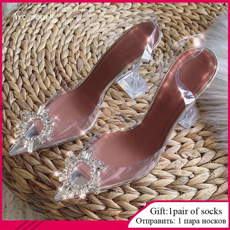 New size 34-45 Women Pumps Elegant Pointed toe Rhinestones High heels Wedding Shoes Crystal Clear heeled Slingback Pumps Sandals
New size 34-45 Women Pumps Elegant Pointed toe Rhinestones High heels Wedding Shoes Crystal Clear heeled Slingback Pumps Sandals