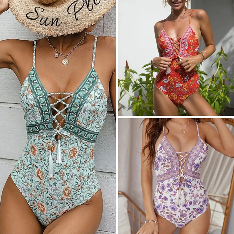 Micendy Floral Print Swimwear Women One Piece Bathing Suits Tassel Swimsuit Push Up Summer Hollow Out Backless Monokinis Bandage
Micendy Floral Print Swimwear Women One Piece Bathing Suits Tassel Swimsuit Push Up Summer Hollow Out Backless Monokinis Bandage