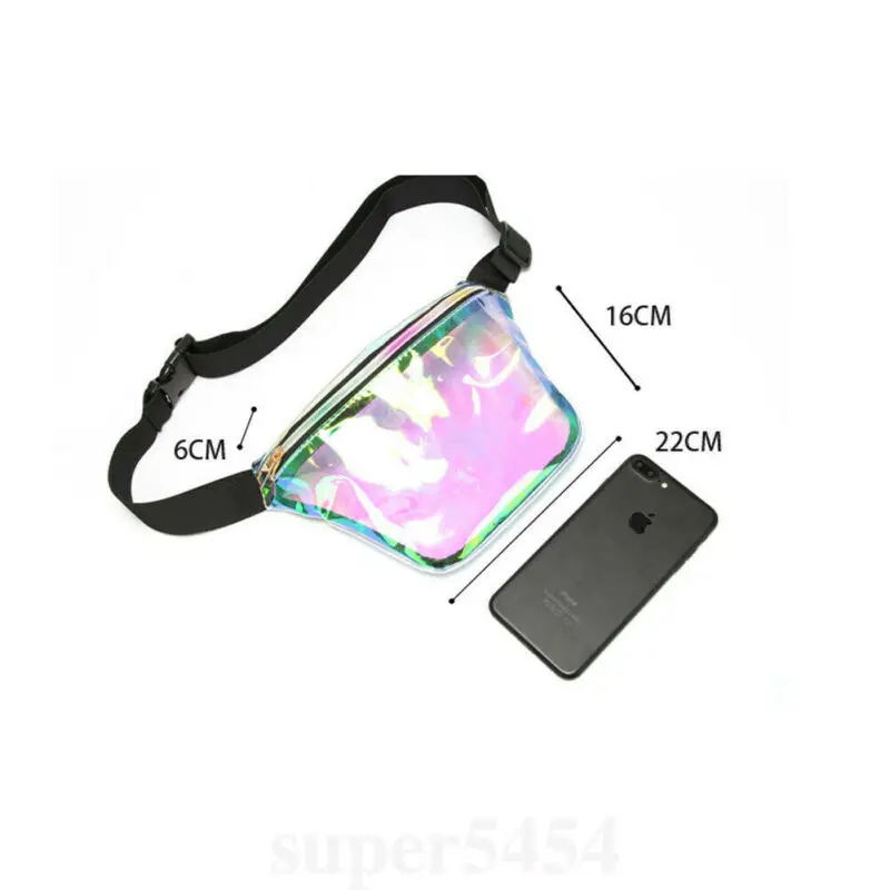 Holographic Waist Bag Women Laser Fanny Pack Purse Transparent Hip Belt Pouch Clear Transparent Waist Bags
Holographic Waist Bag Women Laser Fanny Pack Purse Transparent Hip Belt Pouch Clear Transparent Waist Bags