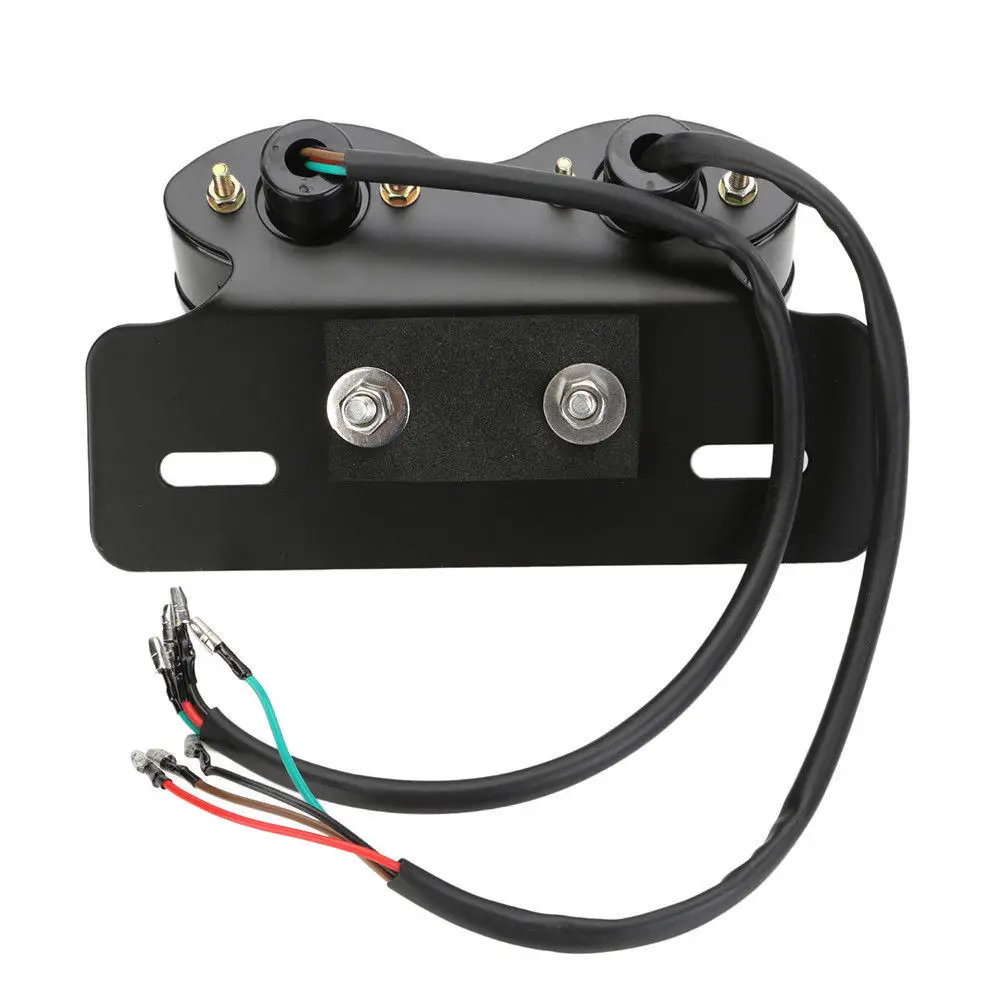 New Black Motorcycle Universal Red Cat Eye Custom Tail Brake License Plate light
New Black Motorcycle Universal Red Cat Eye Custom Tail Brake License Plate light