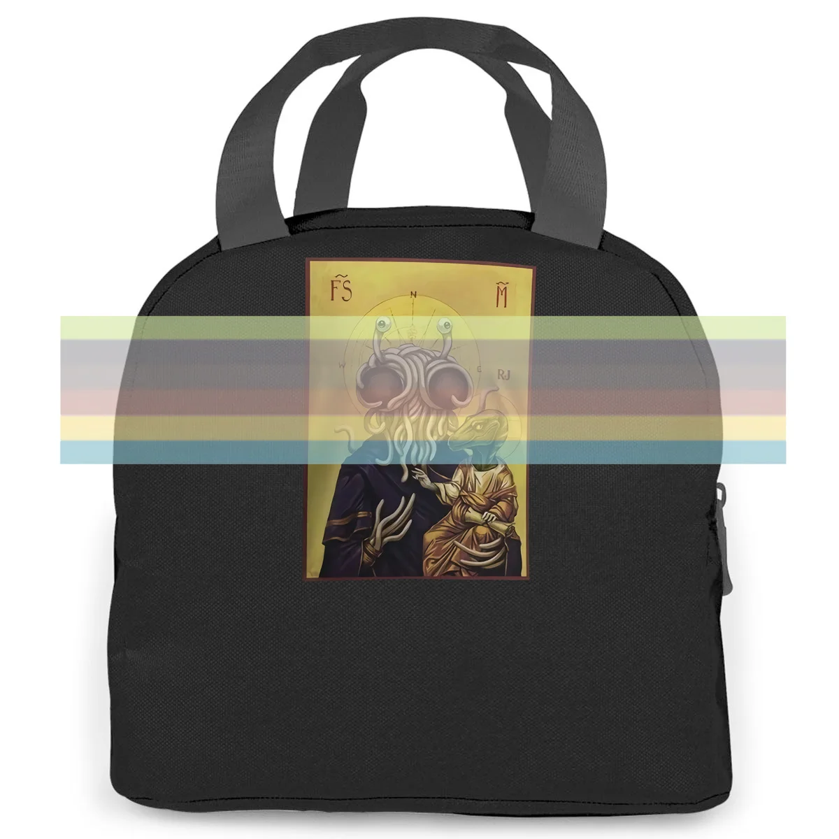 New Popular The Flying Spaghetti Monster Dark Black women men Portable insulated lunch bag adult
New Popular The Flying Spaghetti Monster Dark Black women men Portable insulated lunch bag adult