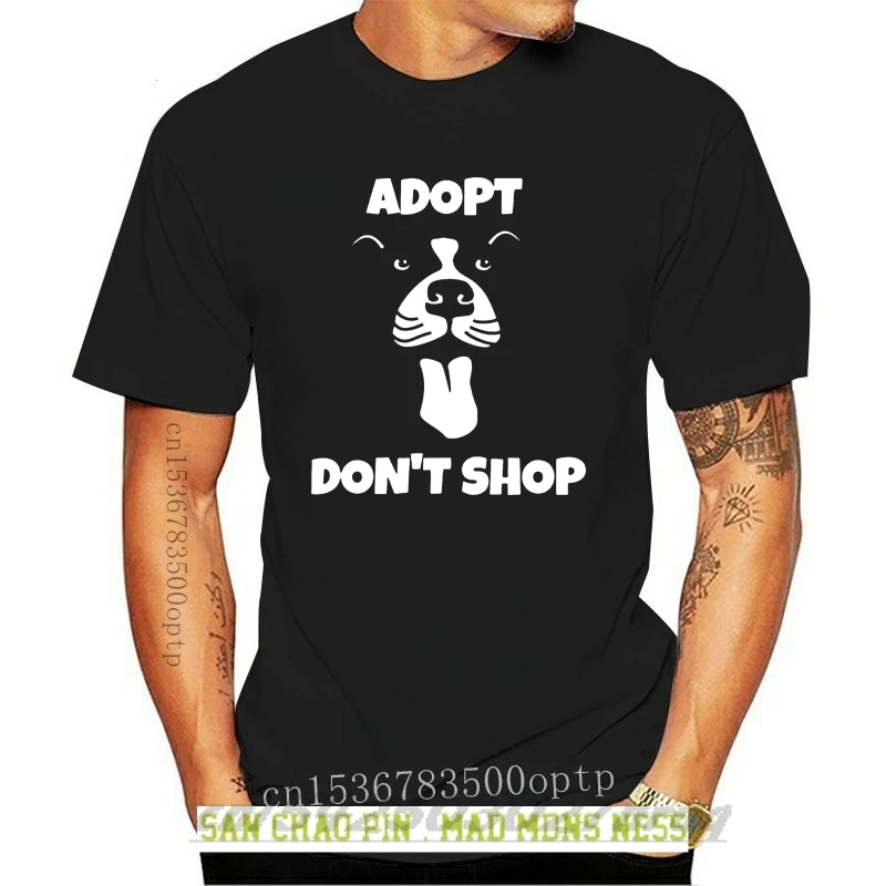 Adopt Don't Shop T-shirt. Animal Rescue Top. Dog Lover's Clothing. Summer Short Sleeves Cotton T-shirt Fashion
Adopt Don't Shop T-shirt. Animal Rescue Top. Dog Lover's Clothing. Summer Short Sleeves Cotton T-shirt Fashion