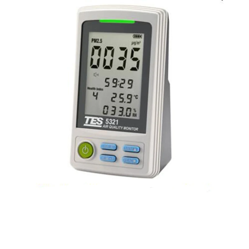 TES-5322 PM2.5 воздуха Quanlity монитор (чтение напрямую), доставленных Investidations, точный Температура и измерение влажности.
TES-5322 PM2.5 воздуха Quanlity монитор (чтение напрямую), доставленных Investidations, точный Температура и измерение влажности.