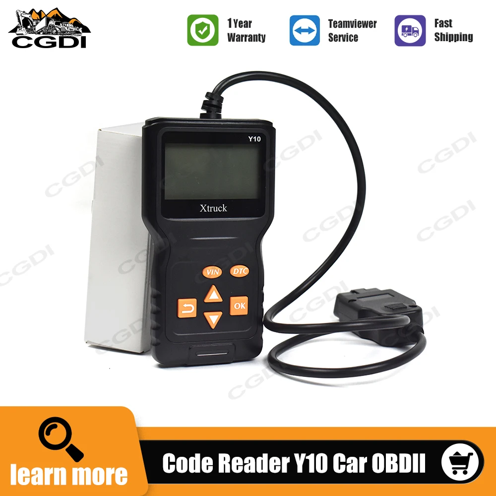 Engine Fault Code Reader OBD2 Y10 Car Diagnostic Scan Tool Scanner Check Get Vehicle Information
Engine Fault Code Reader OBD2 Y10 Car Diagnostic Scan Tool Scanner Check Get Vehicle Information