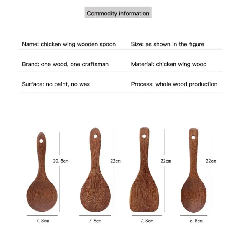 Retro Eco-Friendly Wooden Spoon Teaspoon Nonstick Wooden Spatula Cooking Utensils Set Creative Porridge Spoon Kitchen Supplies
Retro Eco-Friendly Wooden Spoon Teaspoon Nonstick Wooden Spatula Cooking Utensils Set Creative Porridge Spoon Kitchen Supplies