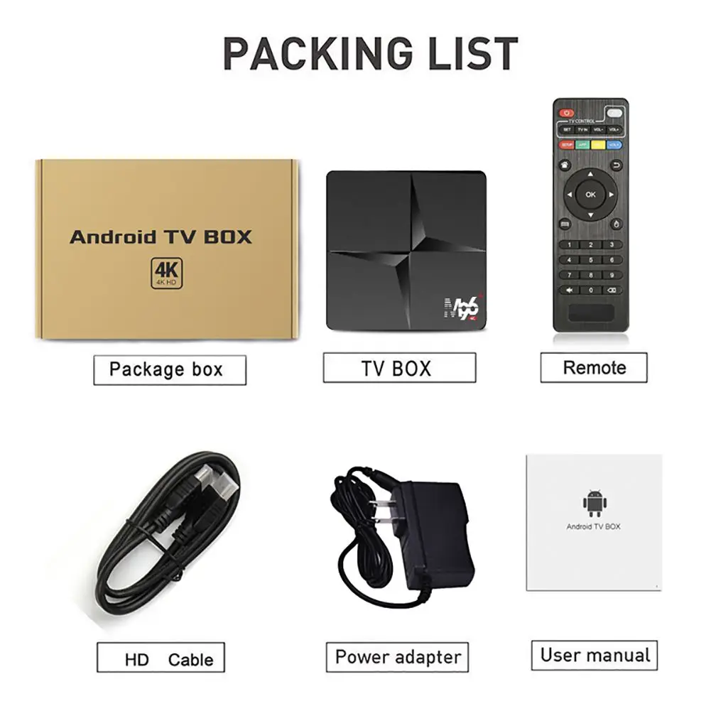 Smart TV Box M96 H616 Android 10 4K Youtube Media Player 4GB 32GB TVBOX Android Set Top Box Support Bluetooth 4.0 3D Video Play
Smart TV Box M96 H616 Android 10 4K Youtube Media Player 4GB 32GB TVBOX Android Set Top Box Support Bluetooth 4.0 3D Video Play