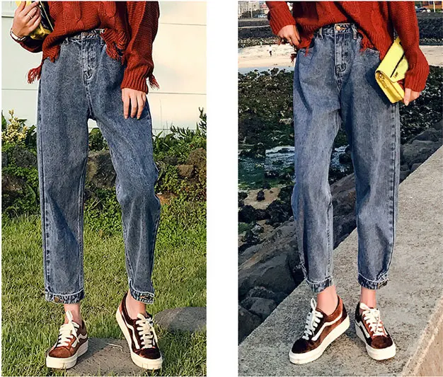 2020 High Waist Jeans Woman Plus Size Elastic Waist Denim Pants Cotton Casual Loose Vintage Mom Jean Women Ankle-length Trousers
2020 High Waist Jeans Woman Plus Size Elastic Waist Denim Pants Cotton Casual Loose Vintage Mom Jean Women Ankle-length Trousers