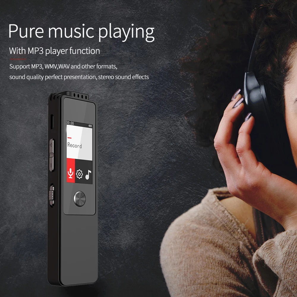 Портативный диктофон USB 2,0, цифровой диктофон, перезаряжаемая батарея, 32 ГБ, мини-диктофон со встроенным mp3-плеером
Портативный диктофон USB 2,0, цифровой диктофон, перезаряжаемая батарея, 32 ГБ, мини-диктофон со встроенным mp3-плеером