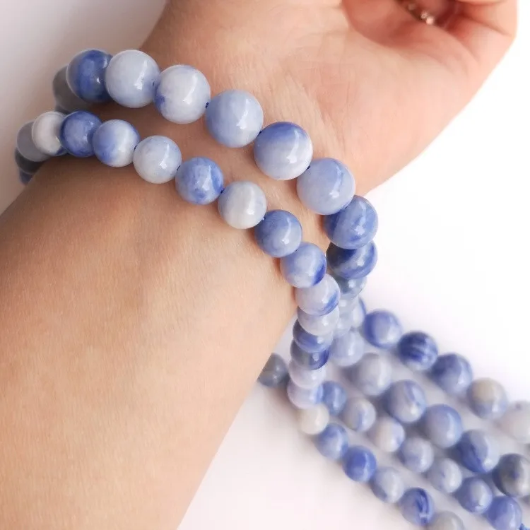 AAAA loose beads blue sodalite agate round 6/8/10mm 14inch nature stone FPPJ wholesale DIY for making necklace
AAAA loose beads blue sodalite agate round 6/8/10mm 14inch nature stone FPPJ wholesale DIY for making necklace