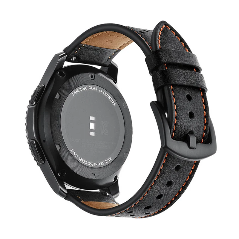 22mm/20mm strap for samsung galaxy 46mm/42mm gear S3 frontier band S2 active huawei watch gt 2 amazfit bip Genuine Leather belt
22mm/20mm strap for samsung galaxy 46mm/42mm gear S3 frontier band S2 active huawei watch gt 2 amazfit bip Genuine Leather belt