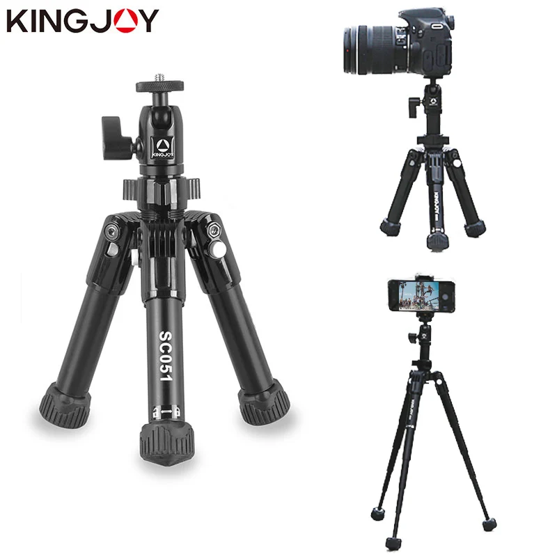 KINGJO Official SC051 Mini Camera Table Tripod for Phone Gorillapod Mobile Tripe Para Movil Aluminum Tripode Stand Selfie Stick
KINGJO Official SC051 Mini Camera Table Tripod for Phone Gorillapod Mobile Tripe Para Movil Aluminum Tripode Stand Selfie Stick