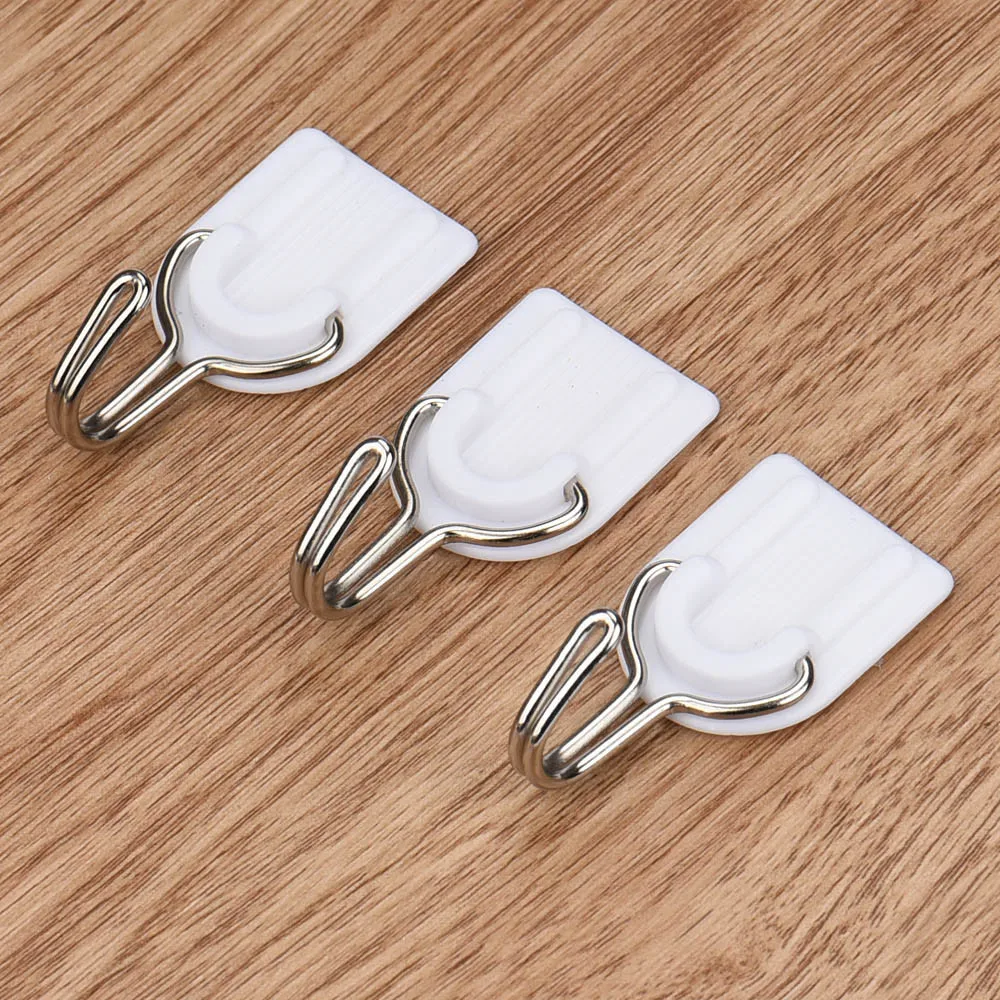 Kitchen supplies 6PCS Strong Adhesive Hook Wall Door Sticky Hanger Holder Kitchen Bathroom White housekeeper on wall
Kitchen supplies 6PCS Strong Adhesive Hook Wall Door Sticky Hanger Holder Kitchen Bathroom White housekeeper on wall