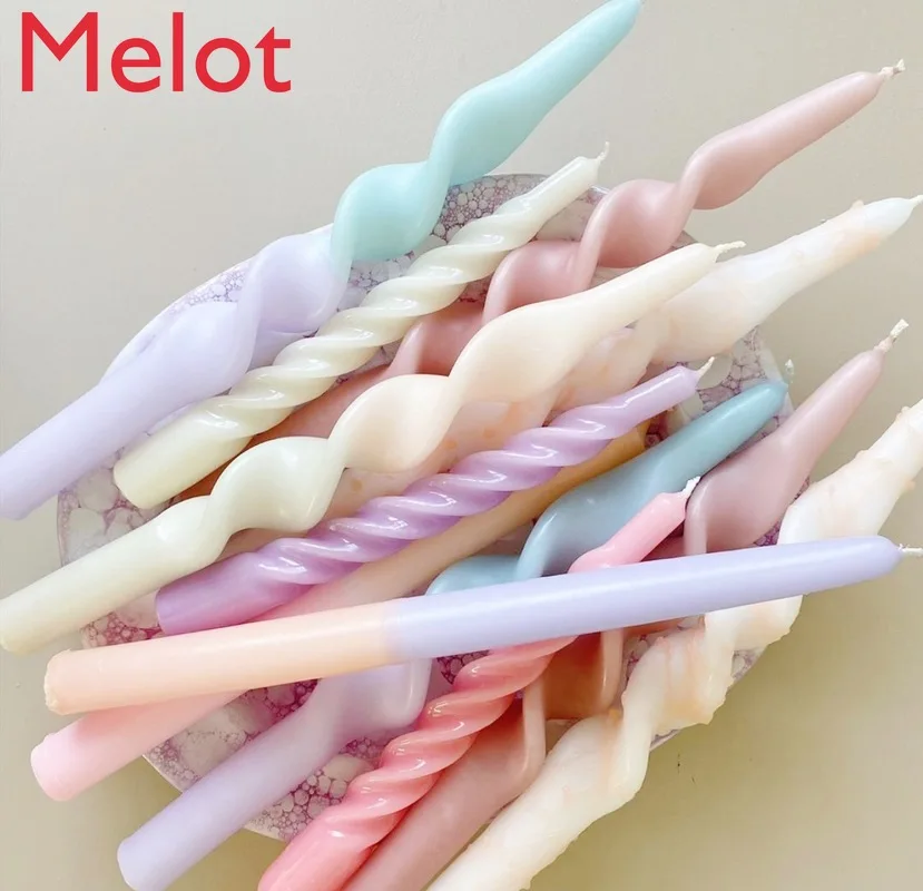 High-End Simple Creative Handmade Colored Candle Luxury Spiral Home Decoration Candle Candles Scented Birthday Decoration
High-End Simple Creative Handmade Colored Candle Luxury Spiral Home Decoration Candle Candles Scented Birthday Decoration