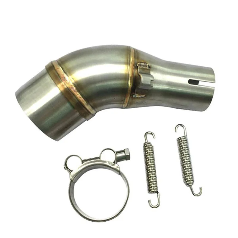 Motorcycle Exhaust Middle Pipe Stainless Steel Muffler Motorcycle Kawasaki Exhaust Pipe Connect Adapter for Kawasaki R25
Motorcycle Exhaust Middle Pipe Stainless Steel Muffler Motorcycle Kawasaki Exhaust Pipe Connect Adapter for Kawasaki R25