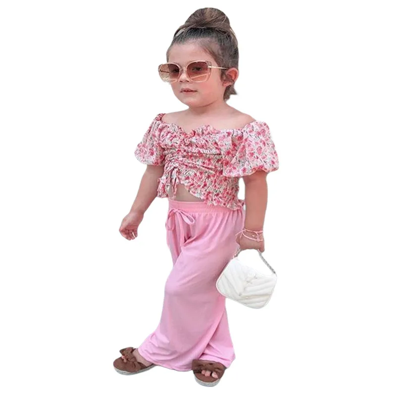 1-6T Kids Baby Girls Fashion 2-piece Outfit Set Cute Lantern Sleeve Floral Tops+Pants Set for Sweet Children Girls
1-6T Kids Baby Girls Fashion 2-piece Outfit Set Cute Lantern Sleeve Floral Tops+Pants Set for Sweet Children Girls