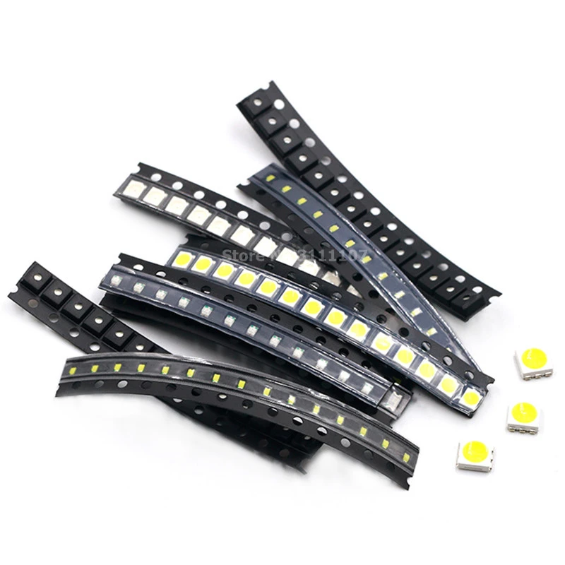 100PCS/LOT SMD LED Kit 1206 1210 5050 5730 0805 0603 3528 Red/Green/Blue/White/Yellow led diode set 5 Colors Each 20PCS
100PCS/LOT SMD LED Kit 1206 1210 5050 5730 0805 0603 3528 Red/Green/Blue/White/Yellow led diode set 5 Colors Each 20PCS
