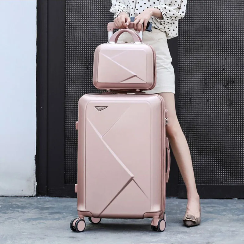 22 "24" 26 "28" Inch Red ABS + PC Material Wheeled Suitcases Rolling Travel Luggage Scooter Pink 20 Inch Cabin Carry-on Suitcase
22 "24" 26 "28" Inch Red ABS + PC Material Wheeled Suitcases Rolling Travel Luggage Scooter Pink 20 Inch Cabin Carry-on Suitcase