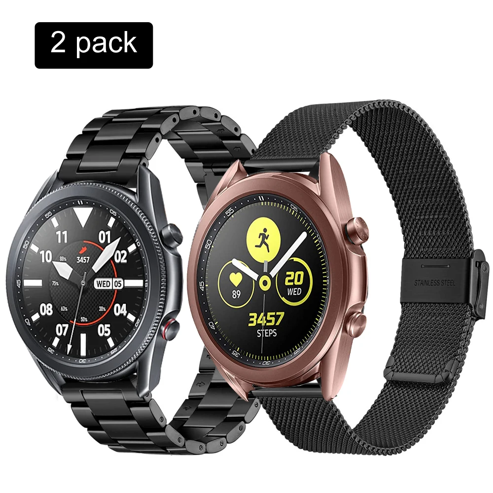 Ремешок для samsung galaxy watch 3, 45 мм, 41 мм, active 2, 40 мм, 44 мм, ремешок для amazfit bip, huawei watch gt 2e, correa 20, 22 мм, 2 комплекта 
Ремешок для samsung galaxy watch 3, 45 мм, 41 мм, active 2, 40 мм, 44 мм, ремешок для amazfit bip, huawei watch gt 2e, correa 20, 22 мм, 2 комплекта
