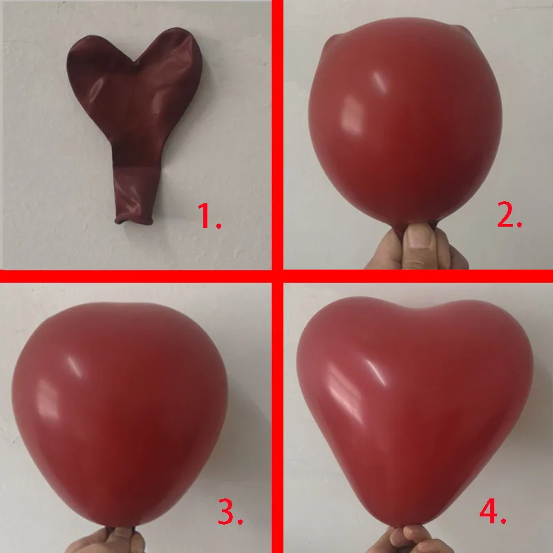 50pcs ruby red latex balloons love heart Inflatable air helium balloon valentine's day marriage wedding party decor supplies
50pcs ruby red latex balloons love heart Inflatable air helium balloon valentine's day marriage wedding party decor supplies