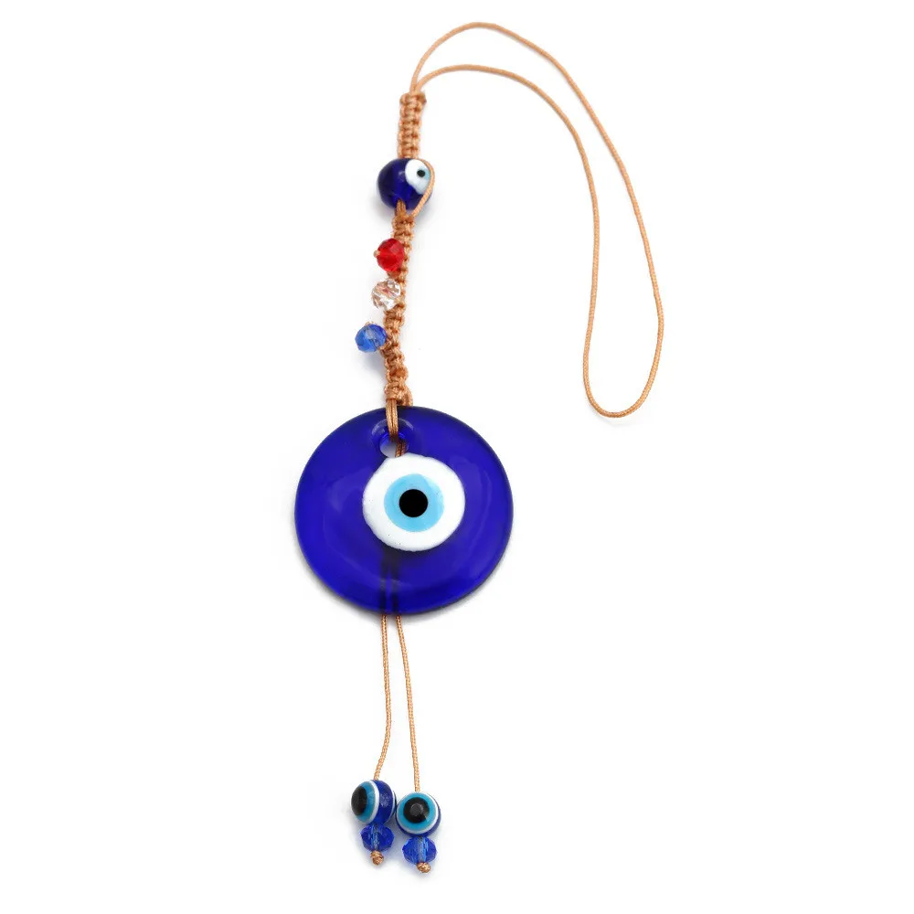 1PC Turkey Blue Eye Pendant Car Hanger European And American Devil Eyes Colored Glaze Home Decorations
1PC Turkey Blue Eye Pendant Car Hanger European And American Devil Eyes Colored Glaze Home Decorations