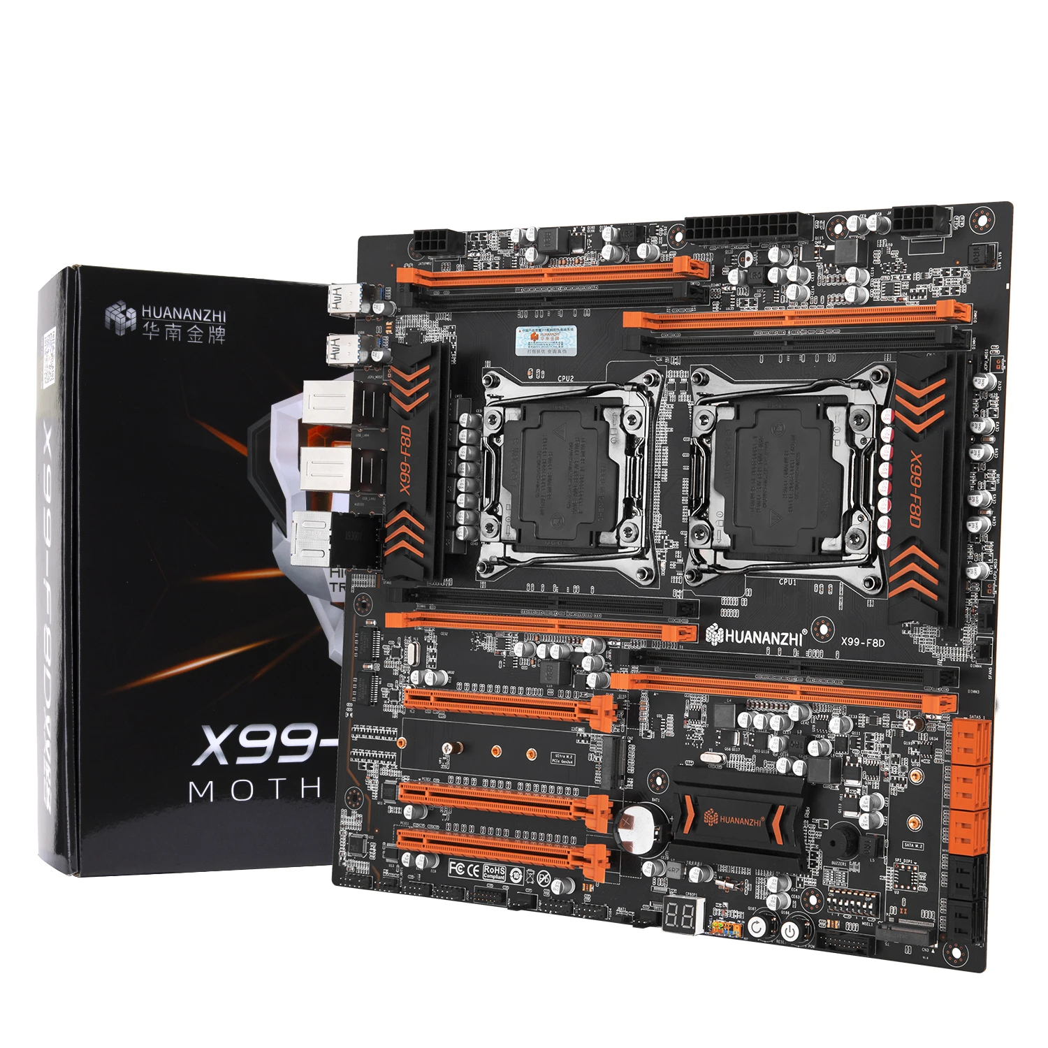 HUANANZHI X99 F8D X99 Motherboard Intel Dual CPU X99 LGA 2011-3 E5 V3 DDR4 RECC 256GB M.2 NVME NGFF USB3.0 E-ATX Server
HUANANZHI X99 F8D X99 Motherboard Intel Dual CPU X99 LGA 2011-3 E5 V3 DDR4 RECC 256GB M.2 NVME NGFF USB3.0 E-ATX Server