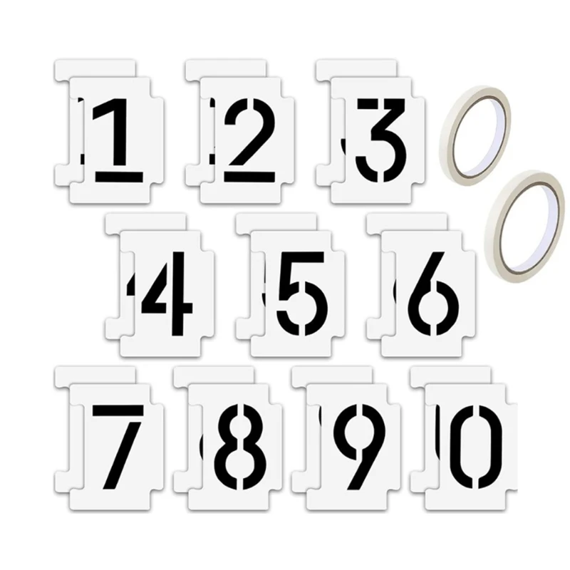 Number Stencils Suitable for DIY in Home Dorm Office Mailbox Fit for Living Room Bedroom Improve Popularity Environment
Number Stencils Suitable for DIY in Home Dorm Office Mailbox Fit for Living Room Bedroom Improve Popularity Environment