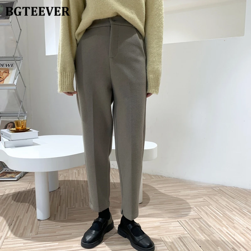 Женские утепленные свободные брюки BGTEEVER с эластичным поясом, зима 2020, теплые женские Костюмные брюки, шерстяные брюки с Боковым Разрезом дл...
Женские утепленные свободные брюки BGTEEVER с эластичным поясом, зима 2020, теплые женские Костюмные брюки, шерстяные брюки с Боковым Разрезом дл...