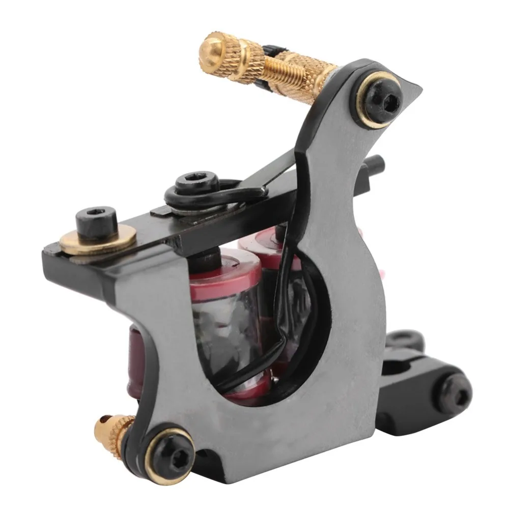 10 Wrap Coils Retro Copper Color Professional Alloy Tattoo Machine Liner Shader Tattoo Gun Permanent Makeup Tattoo Supplies Tool
10 Wrap Coils Retro Copper Color Professional Alloy Tattoo Machine Liner Shader Tattoo Gun Permanent Makeup Tattoo Supplies Tool