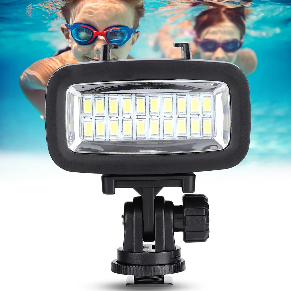 40 м подводный водонепроницаемый 20 светодиодов заполсветильник для фотосъемки с креплением лампы для GoproFill свет
40 м подводный водонепроницаемый 20 светодиодов заполсветильник для фотосъемки с креплением лампы для GoproFill свет