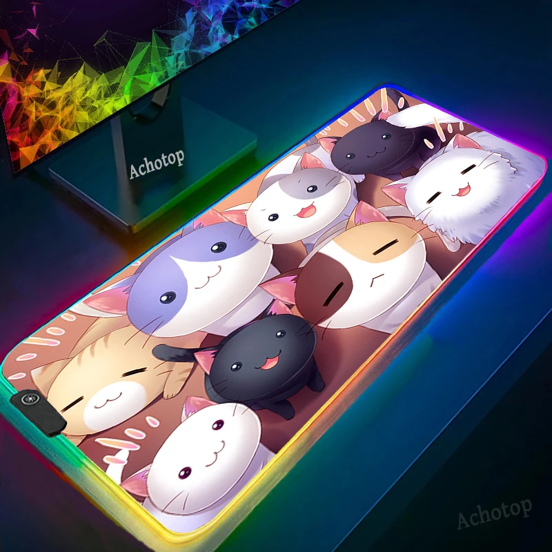 Achotop Mouse Pad XXL Computer Pink Rgb Anime Mats Gamer Girl Backlit Mat Kawaii Gaming Accessories Desk mat Mouse pad Cute LED
Achotop Mouse Pad XXL Computer Pink Rgb Anime Mats Gamer Girl Backlit Mat Kawaii Gaming Accessories Desk mat Mouse pad Cute LED