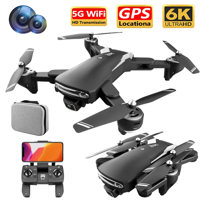 KK7Por drone RC Foldable Flying Quadcopter 6K/4K HD Dual Cameras 5G WiFi FPV Camera Optical Flow GPS Stabilizing Helicopter Toys
KK7Por drone RC Foldable Flying Quadcopter 6K/4K HD Dual Cameras 5G WiFi FPV Camera Optical Flow GPS Stabilizing Helicopter Toys