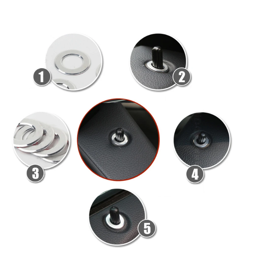 Car Door Lifting Bolt Circle Decoration Decals For Mercedes Benz E W213 C W205 GLC X253 Class Door Pin Ring Sticker
Car Door Lifting Bolt Circle Decoration Decals For Mercedes Benz E W213 C W205 GLC X253 Class Door Pin Ring Sticker