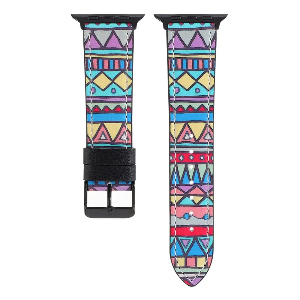 Floral Prints Leather Watch Band for 38mm 40mm 42mm 44mm Apple Watch Series 6 SE 5 4 3 iwatch Strap Wrist Correa Bracelet.
Floral Prints Leather Watch Band for 38mm 40mm 42mm 44mm Apple Watch Series 6 SE 5 4 3 iwatch Strap Wrist Correa Bracelet.