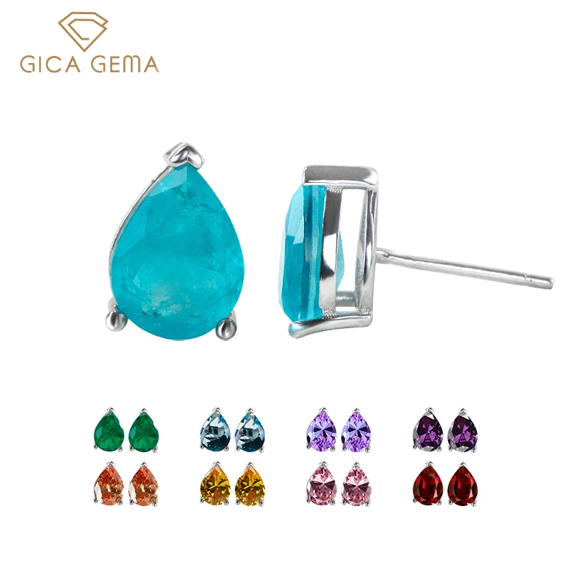 Классические серьги-гвоздики GICA GEMA из 100% стерлингового серебра 925 пробы с бриллиантами из высокоуглеродистого сплава серьги из белого золо... 
Классические серьги-гвоздики GICA GEMA из 100% стерлингового серебра 925 пробы с бриллиантами из высокоуглеродистого сплава серьги из белого золо...